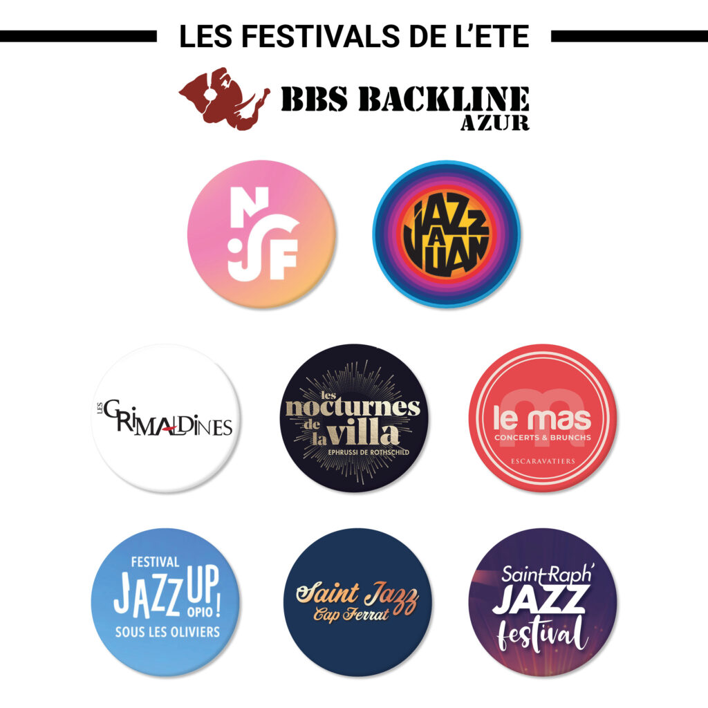 Les festivals de l'été avec BBS AZUR